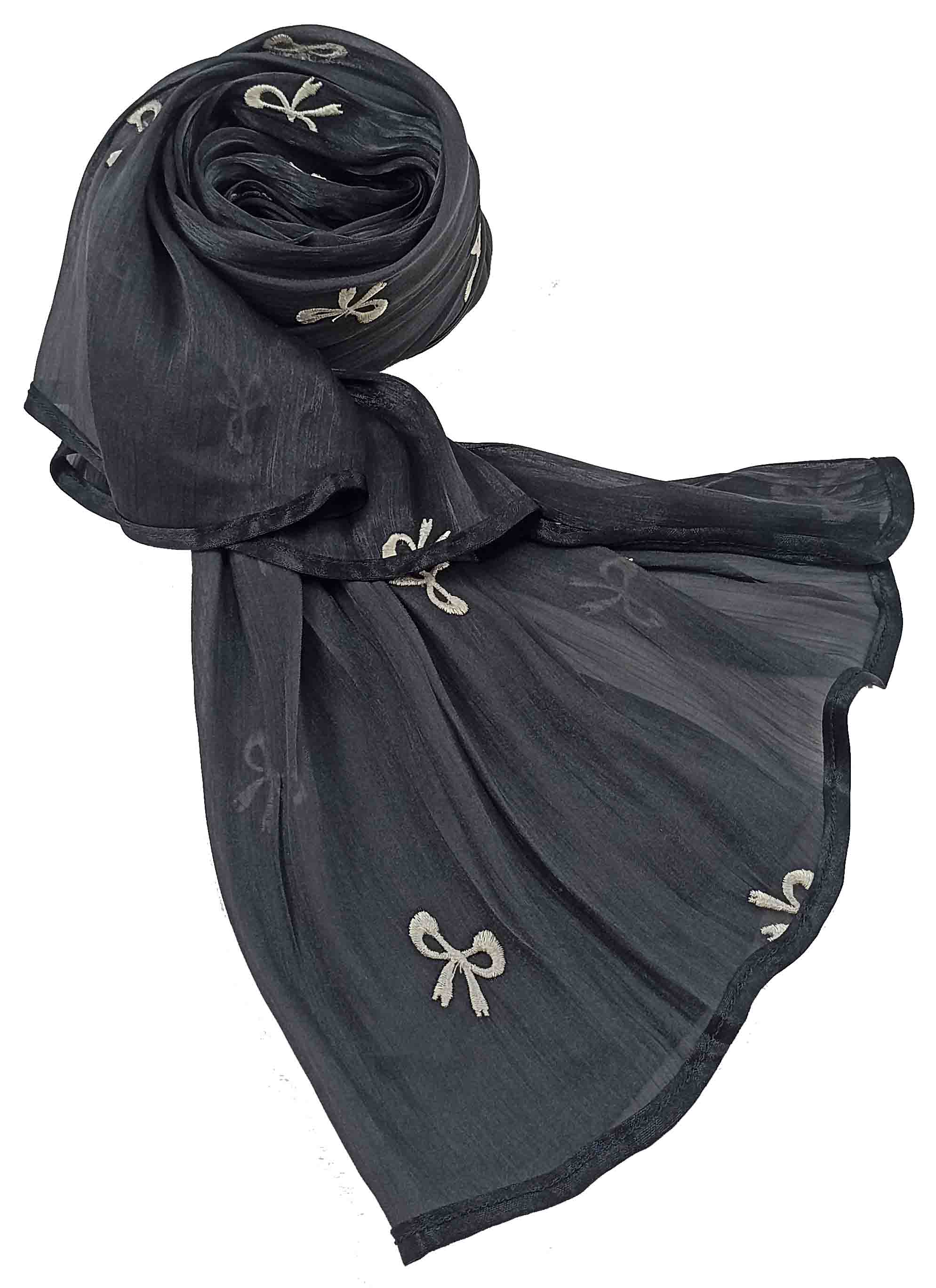 شال زنانه مدل حریر گلدار مجلسی 20