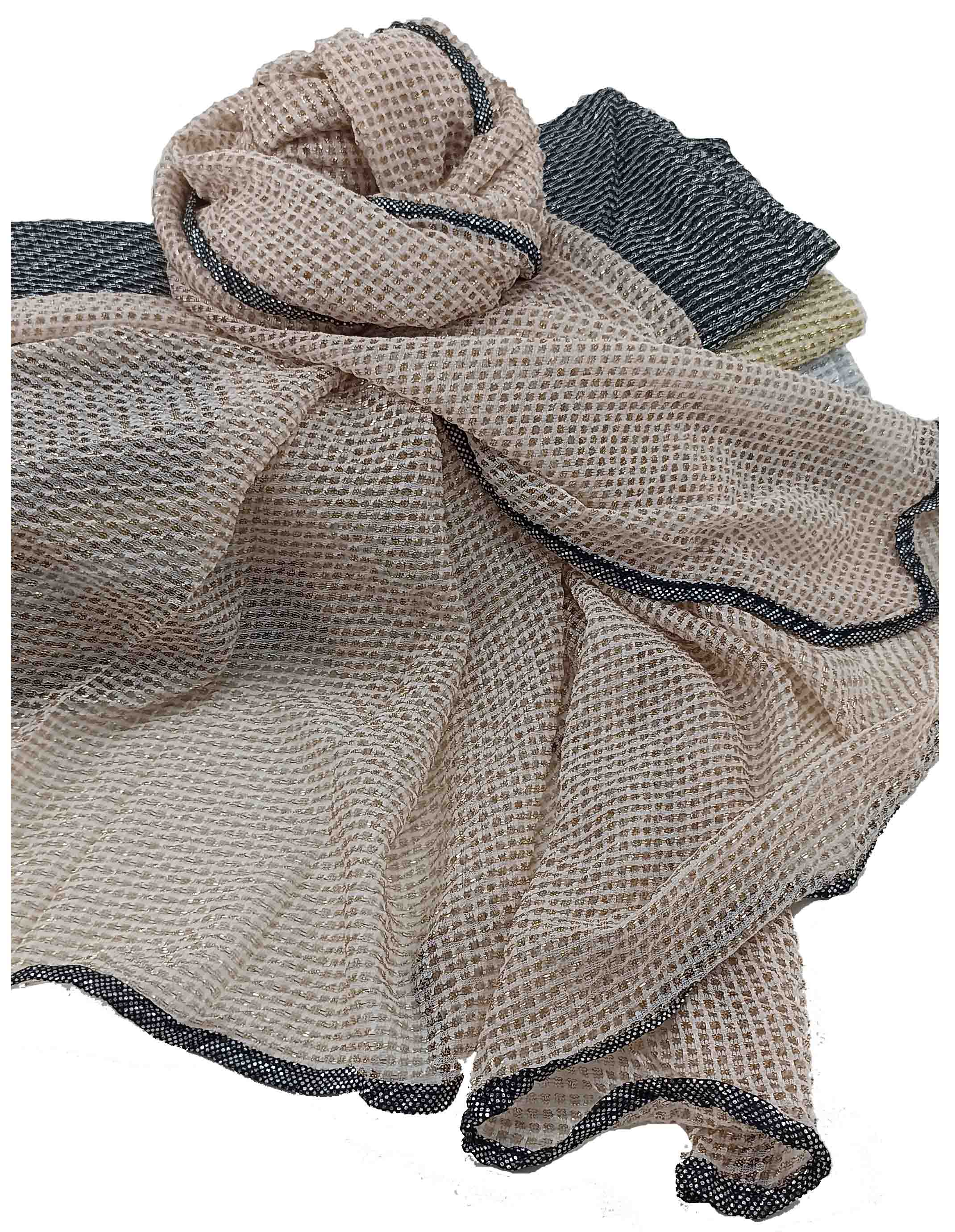 شال زنانه مدل حریر گلدار مجلسی 21