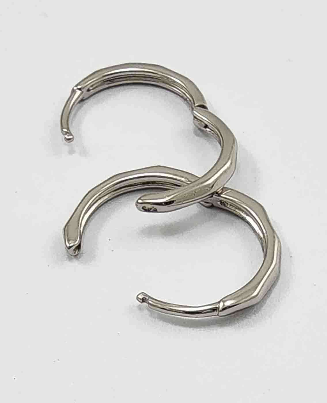 گردنبند ژوپینگ حلقه ای ظریف نقره ای x07113 - مدل 1 - تصویر 2