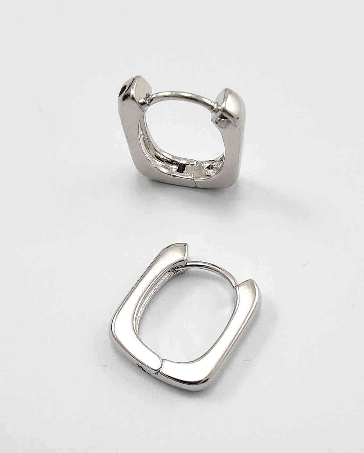 گوشواره مربعی پهن ژوپینگx1065 - مدل 1 - تصویر 1