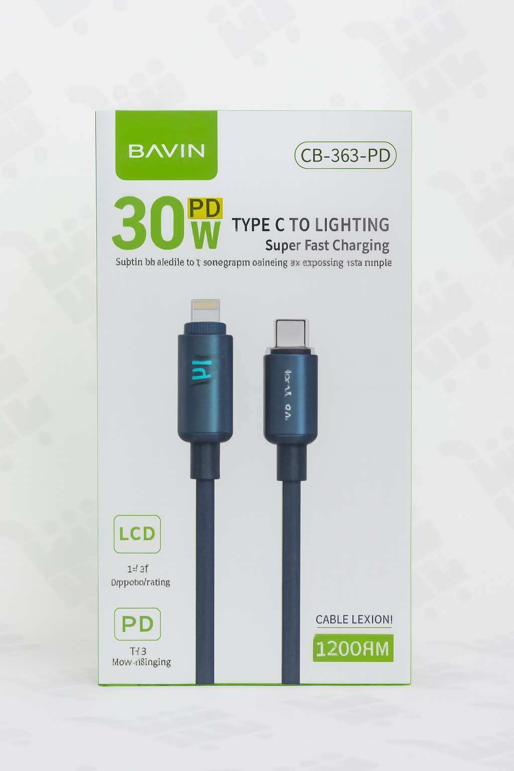 کابل شارژ 30 وات تبدیل USB-C به لایتنینگ - مدل 1 - تصویر 1 کابل شارژ 30 وات تبدیل USB-C به لایتنینگ - مدل 1 - تصویر 1